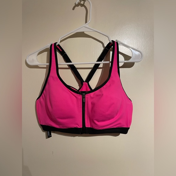 Victoria's Secret Other - Victoria’s Sport - zip in front bra, hot pink
